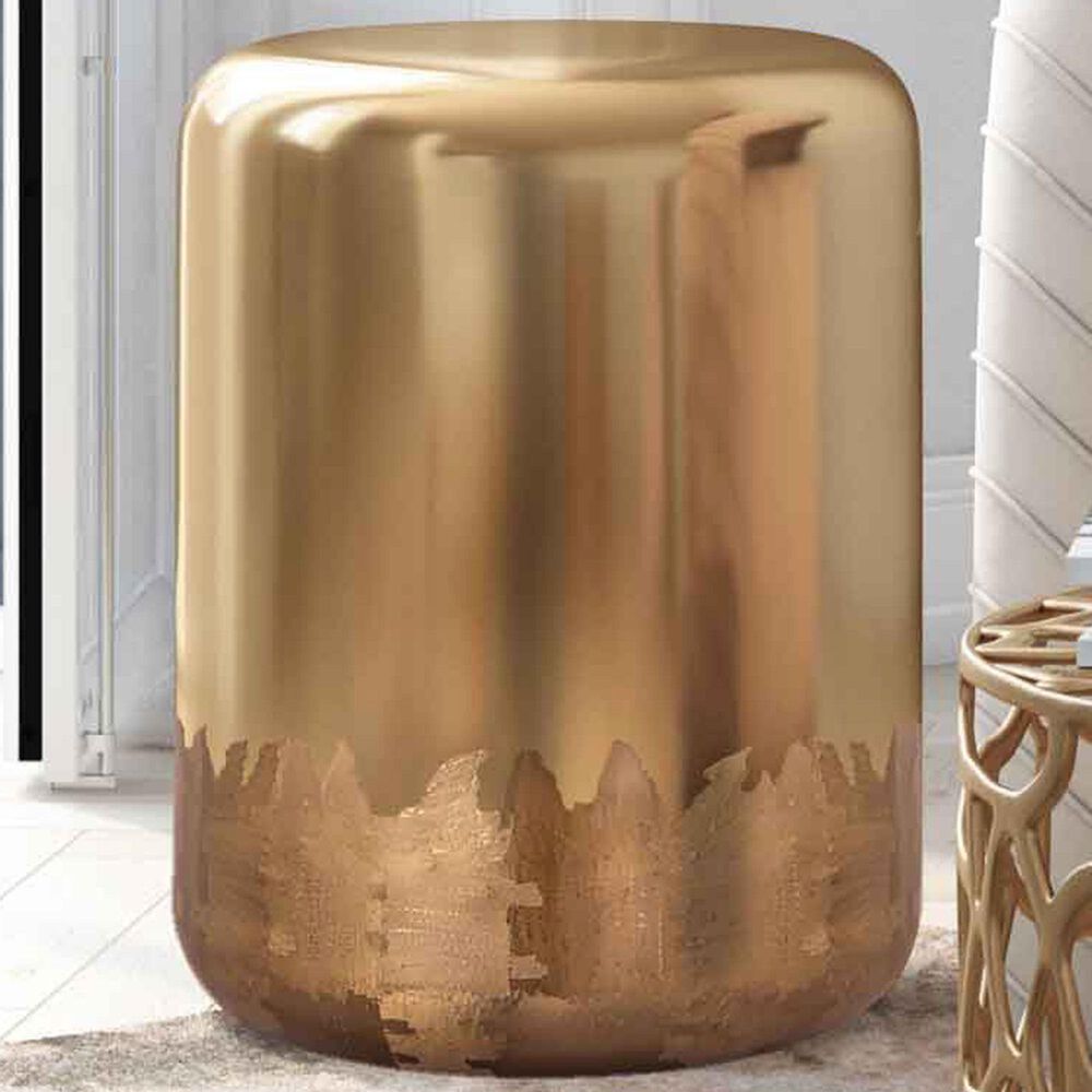 Tov Furniture Zoe Side Table in Gold, , large