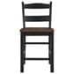 Ashley Valebeck Bar Stool in Distressed Black and Brown, , large