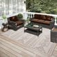 Dalyn Rug Company Sedona Southwestern 3" x 5" Putty Indoor/Outdoor Area Performance Rug, , large