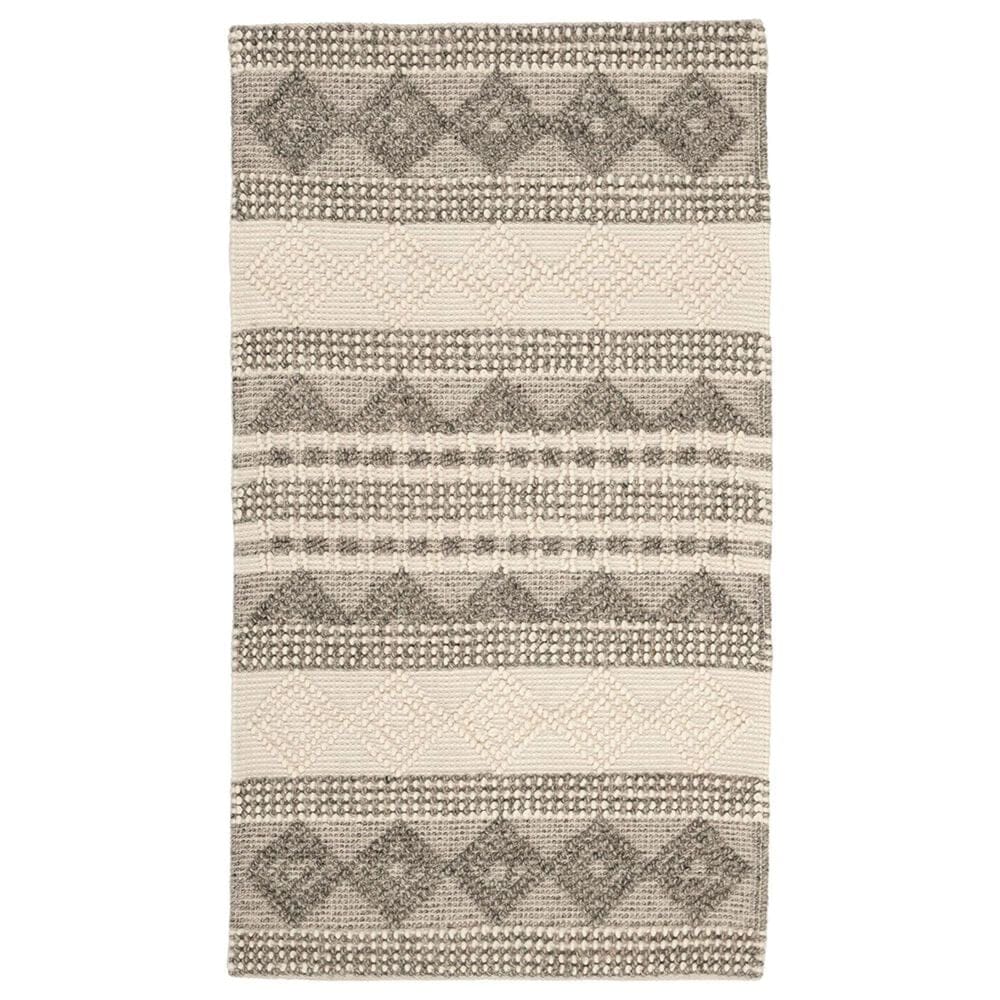 Safavieh Natura Transitional 4" x 6" Grey and Ivory Area Rug, , large