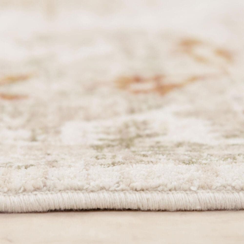 RIZZY Ventura Beige and Green 4' x 6' Area Rug, , large