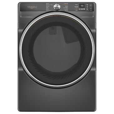 Whirlpool 7.4 cu. ft. Smart Front Load Electric Dryer with Steam in Volcano Black, , large
