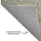 Dalyn Rug Company Trevi TV13 8" x 10" Gray Area Rug, , large