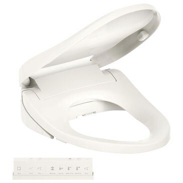 Kohler PureWash E820 Elongated Bidet Toilet Seat with Remote Control in Biscuit, , large