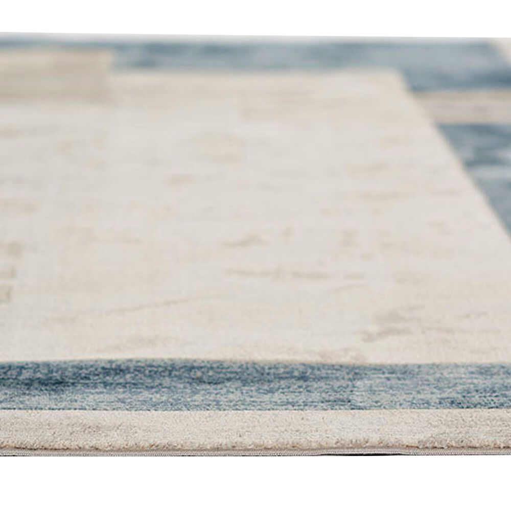 Momeni Edition EDI-4 2&#39;2&quot; x 7&#39;7&quot; Blue Runner, , large