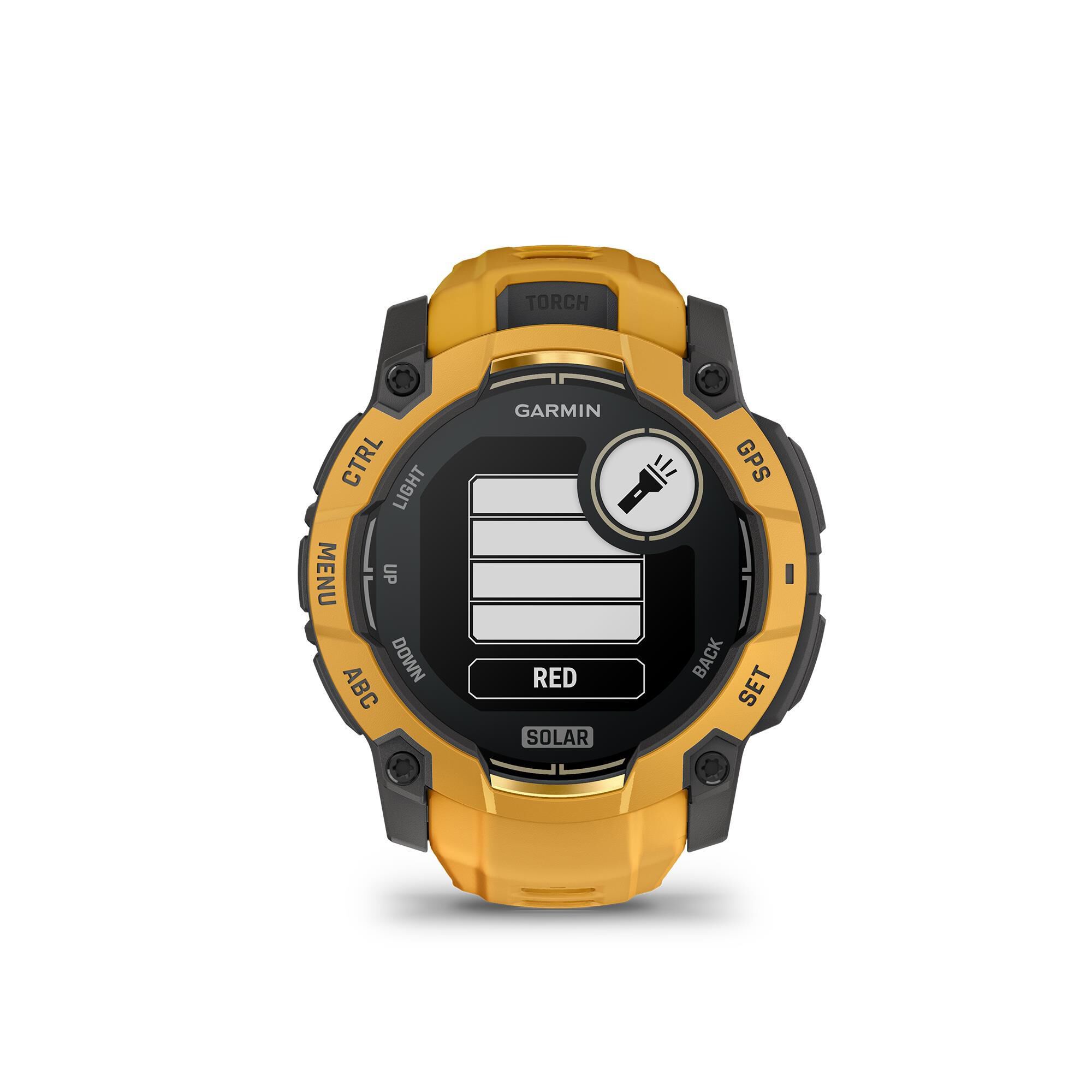 Garmin Instinct 3 50 mm, Solar Sunburst with Sunburst/Gray Band