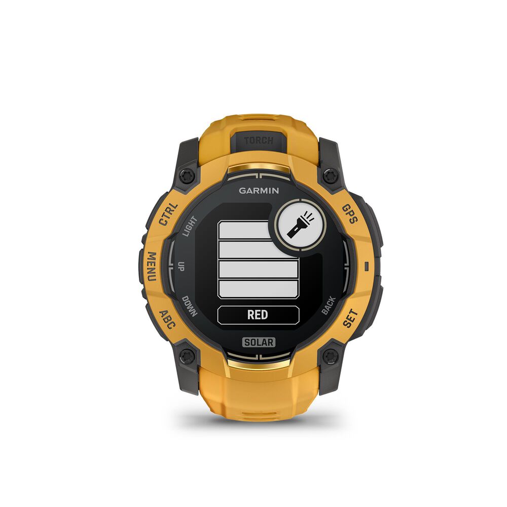 Garmin Instinct 3   50 mm, Solar Sunburst with Sunburst/Gray Band, , large