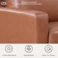 Lifestyle Solutions Fletcher Stationary Sofa in Brown, , large