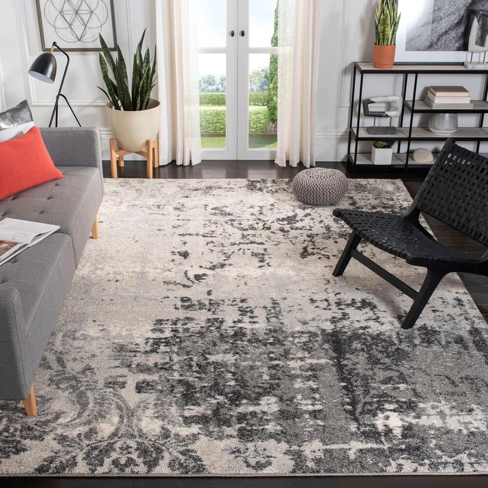 Safavieh Retro RET2139-7980 10&#39; x 14&#39; Light Grey and Grey Area Rug, , large