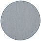 Nourison Courtyard Ivory and Blue 6" Round Indoor/Outdoor Area Rug, , large