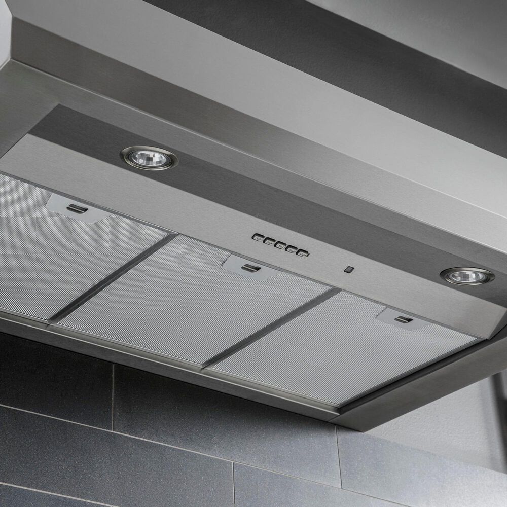 GE Profile 36&quot; Commercial Style Hood in Stainless Steel, , large