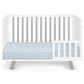 Hearth and Haven Livia 3-In-1 Convertible Island Crib in White and Gray, , large