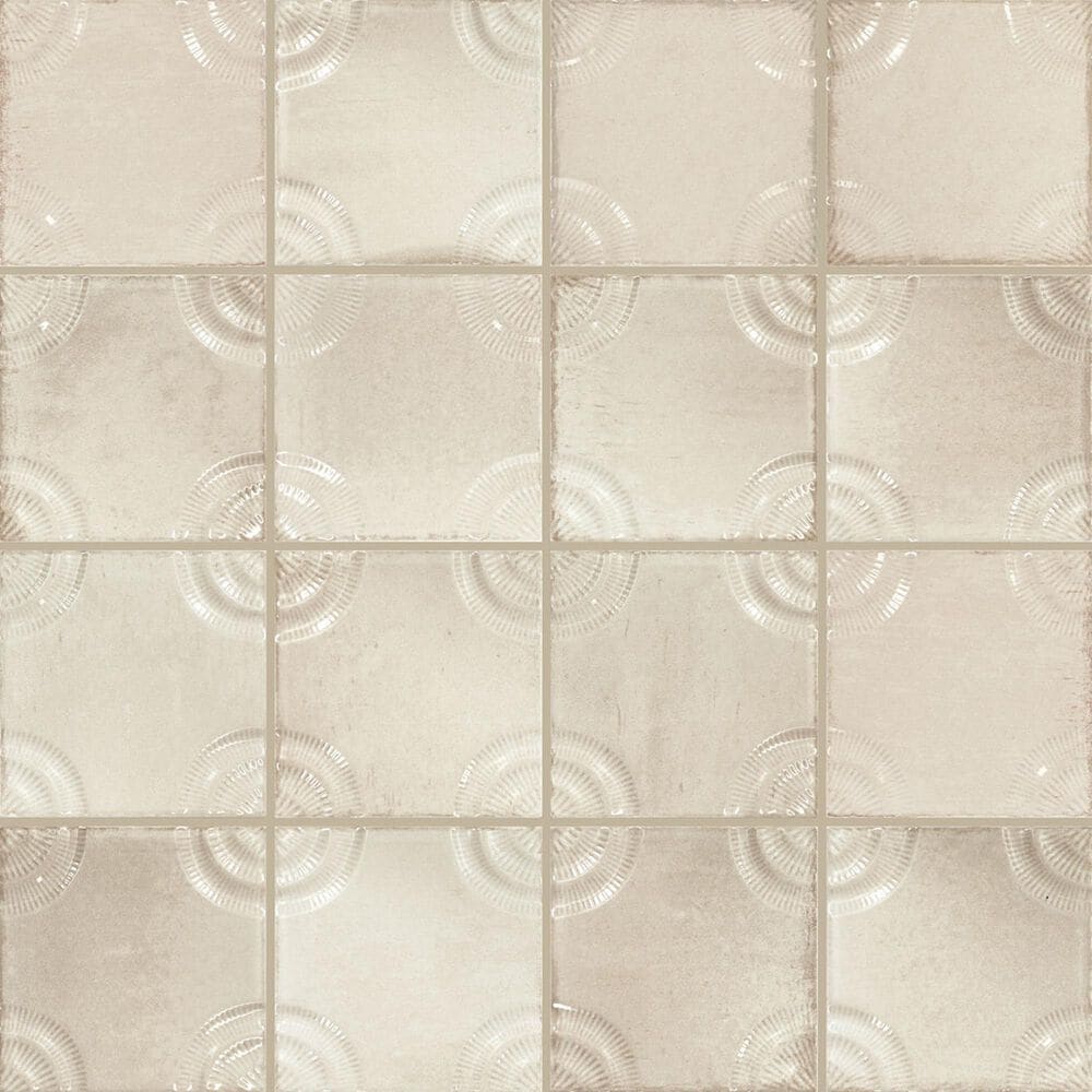 Dal-Tile Relicca Unbound 4" x 4" Square Circle Ceramic Tile, , large