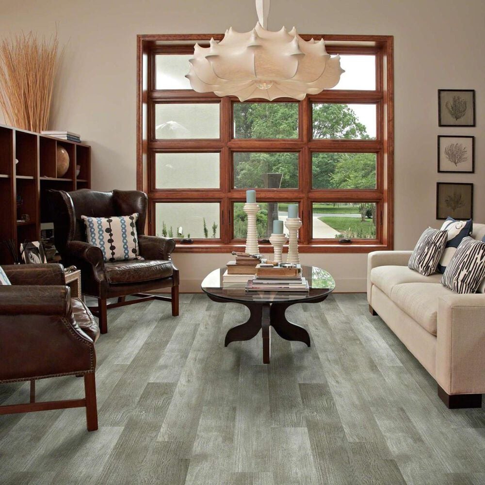 Shaw Three Rivers 12 Steel City 6&quot; x 48&quot; Luxury Vinyl Plank, , large