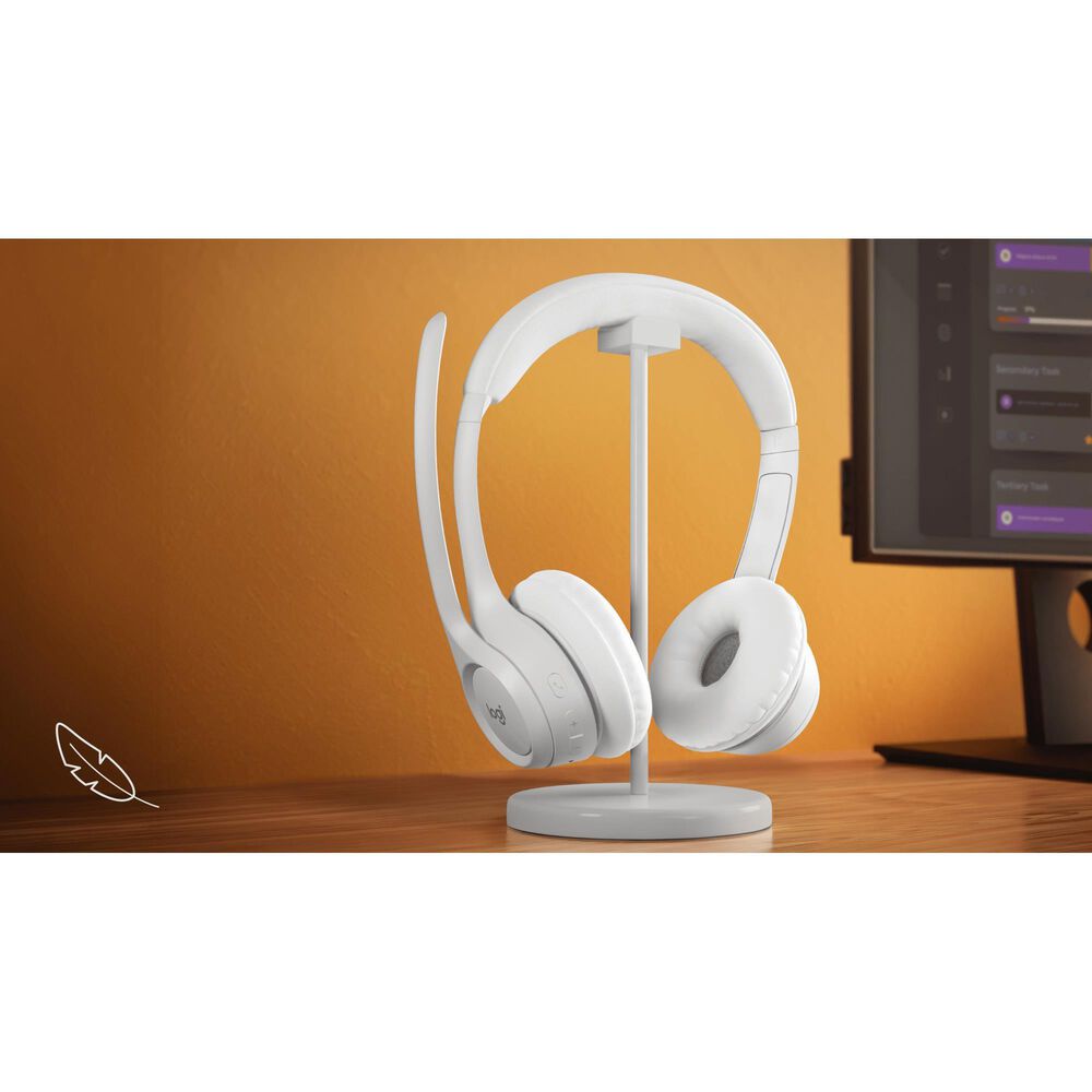 Logitech Zone 300 Wireless Bluetooth Headset in Off White, , large