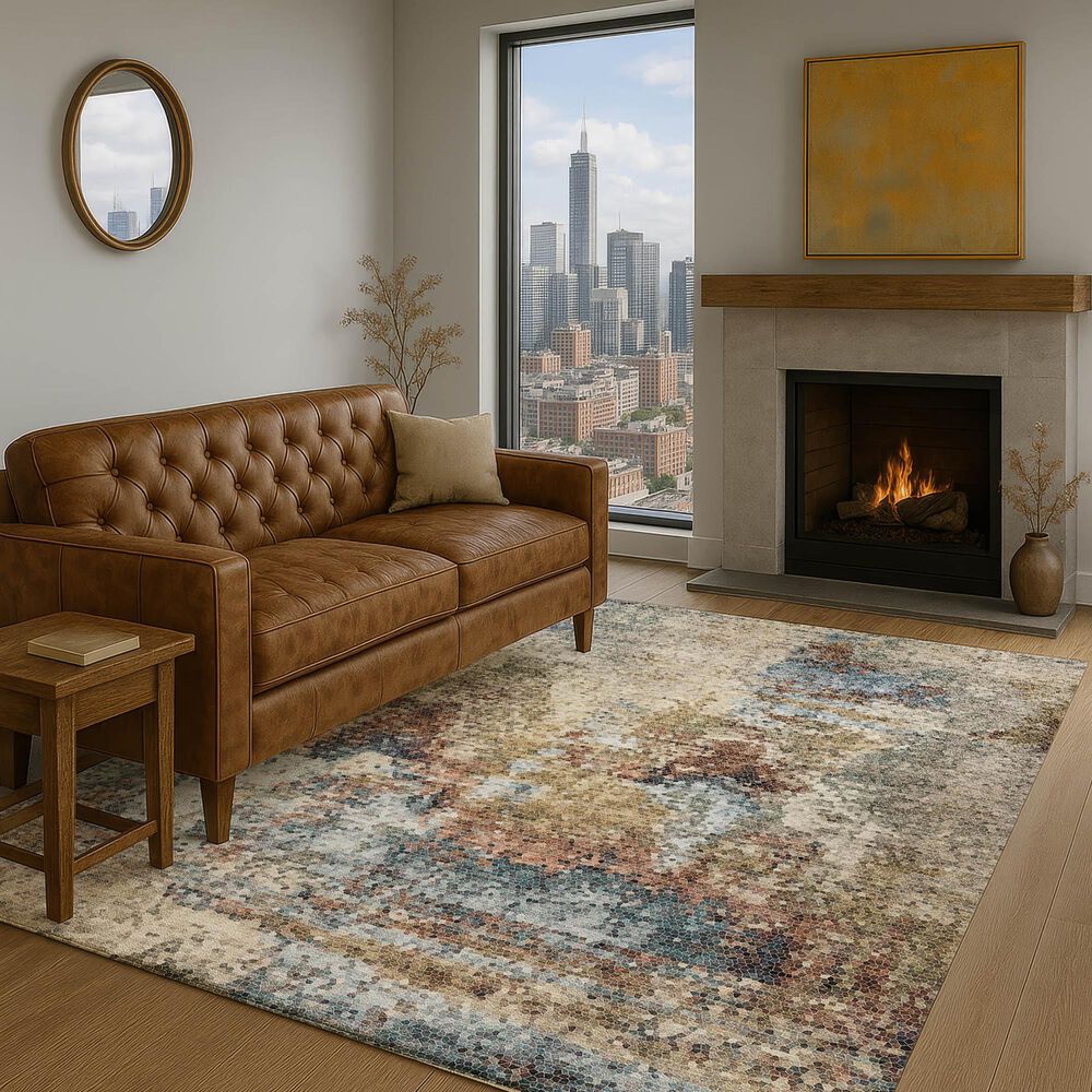 Dalyn Rug Company Lumara LM2 Putty 3' x 5' Area Rug, , large