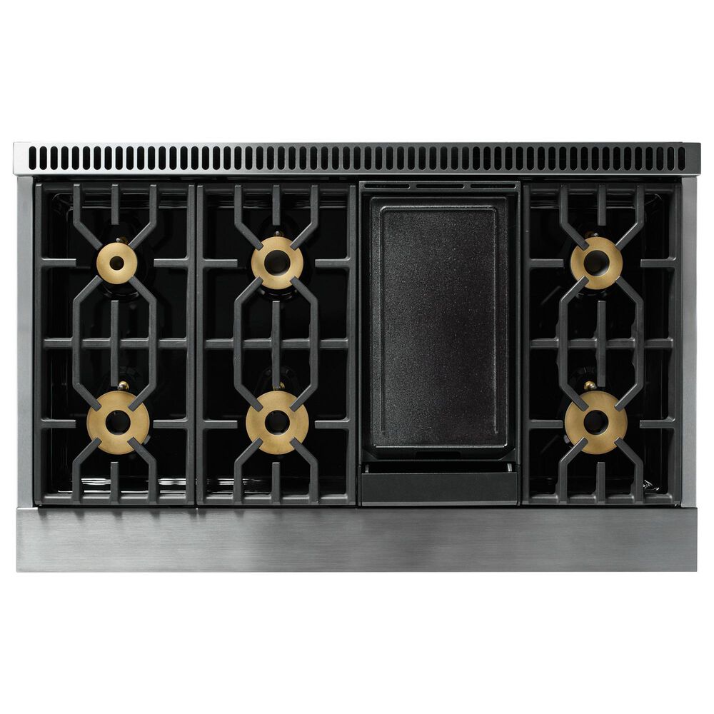Viking Range 48" Liquid Propane Gas Range with 8-Burner in Stainless Steel, , large