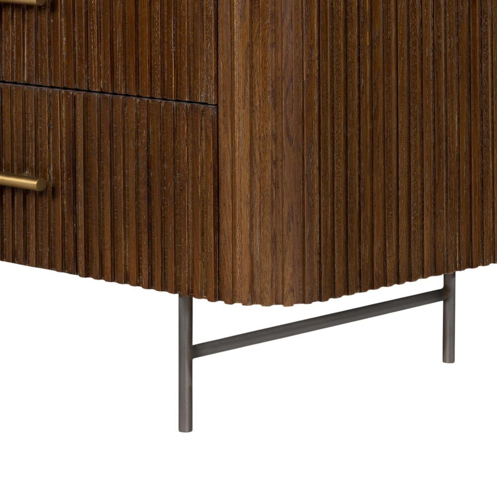 Four Hands Fletcher 6 Drawer Dresser Only in Terra Brown Oak, , large