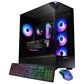 iBUYPOWER Element Gaming Desktop PC | AMD Ryzen 7 9850X3D - 32GB RAM - AMD Radeon RX 9070XT Graphics - 1TB SSD in Black, , large