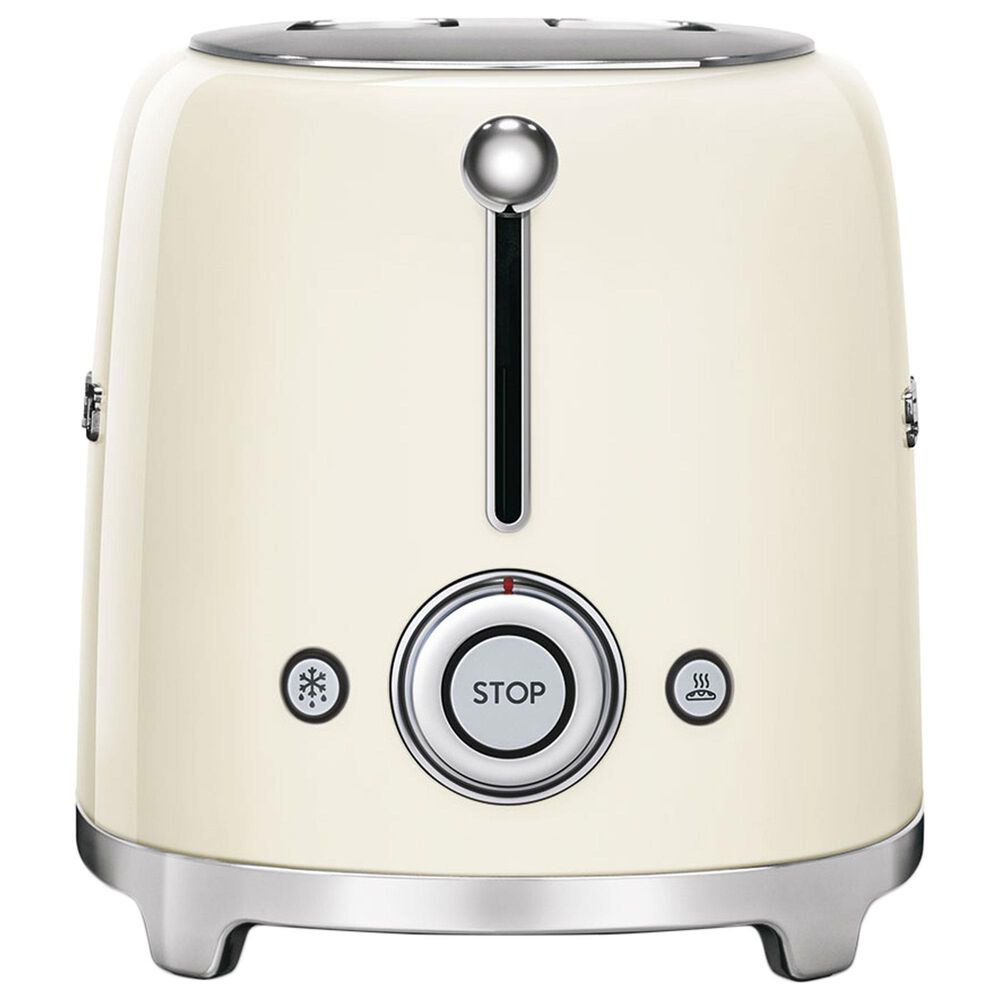 Smeg 50&#39;s Style 2 Slice Toaster In Cream, , large