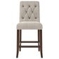 Furniture of America Zimmerman Counter Chair in Rustic Oak (Set of 2), , large