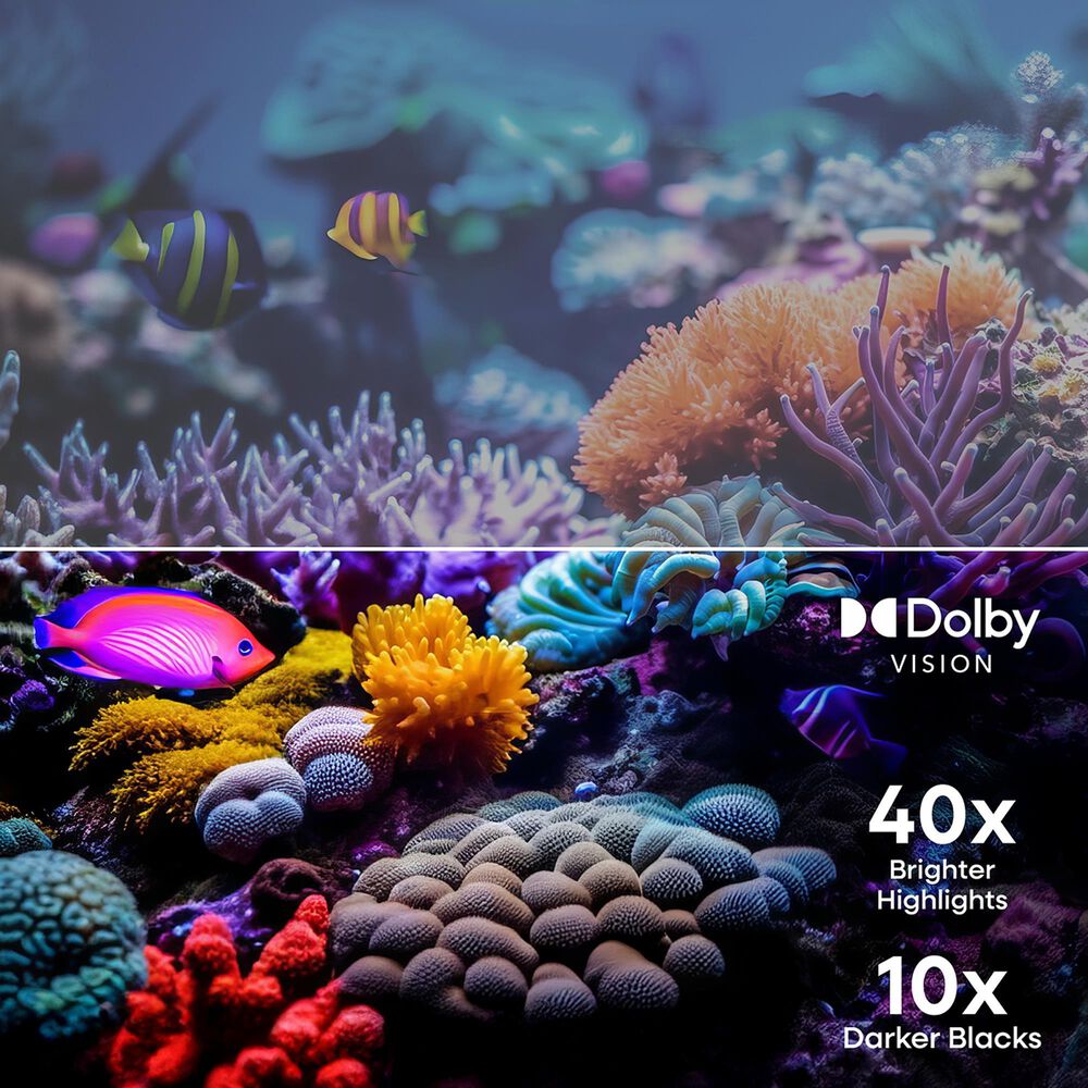 Element 65" Class Revolution Series 4K UHD HDR Frameless - Smart Xumo TV with 2.0 Soundbar in Black, , large