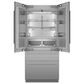 Thermador 18.9 Cu. Ft. 36"" Built-in French Door Bottom Freezer Refrigerator with Masterpiece Handle in Stainless Steel, , large