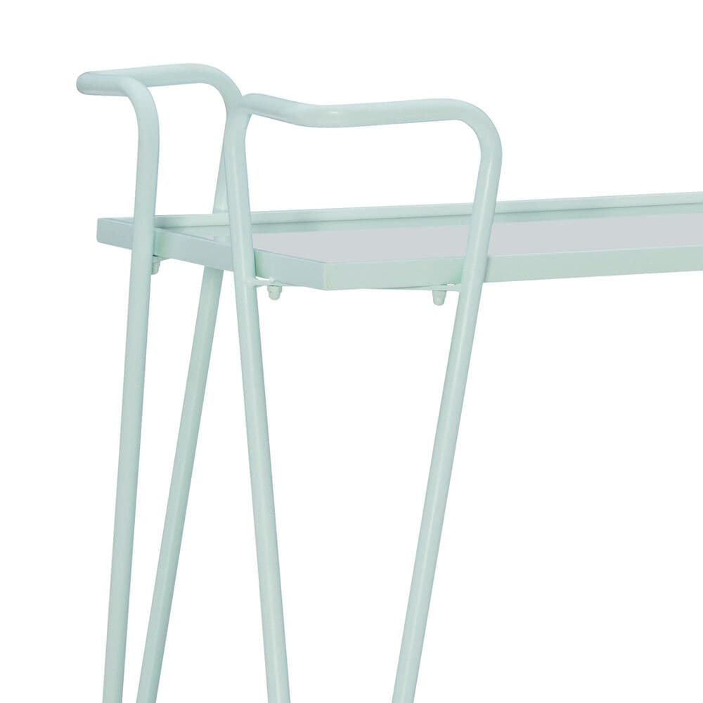 Linon Home Decor Mid-Century Bar Cart in Mint, , large