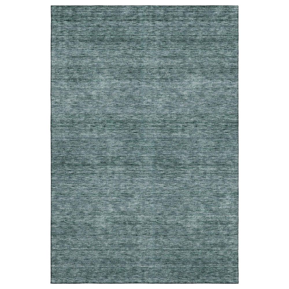 Dalyn Rug Company Soft Essentials Solid Teal 8" x 10" Indoor/Outdoor Area Rug, , large