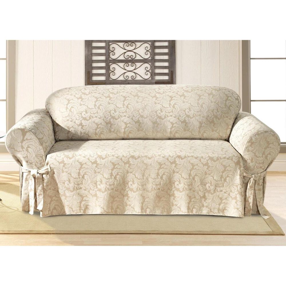 Surefit Sofa Slipcover in Champagne, , large