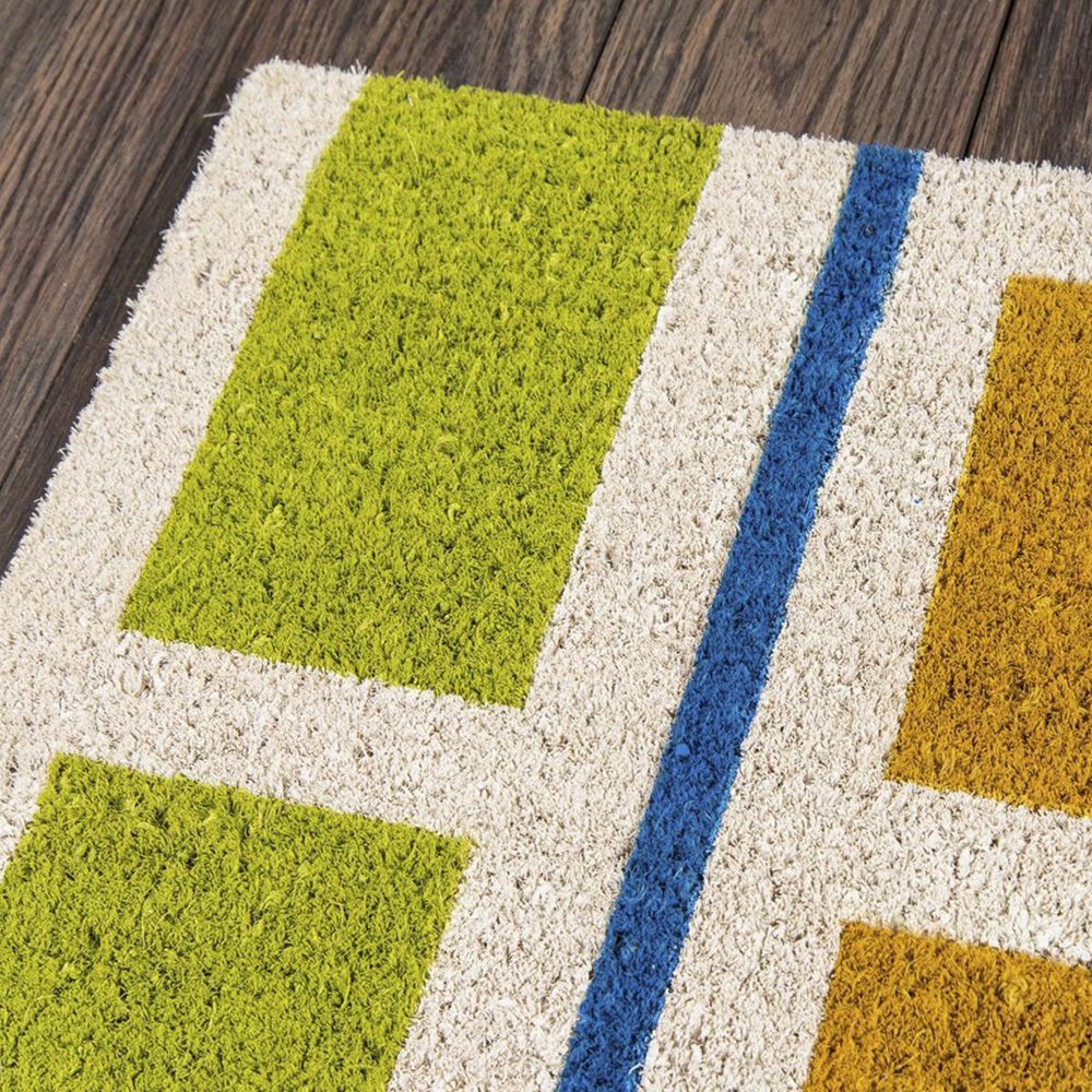 Novogratz Aloha Hello ALO-2 1&#39;6&quot; x 2&#39;6&quot; Multicolor Door Mat, , large