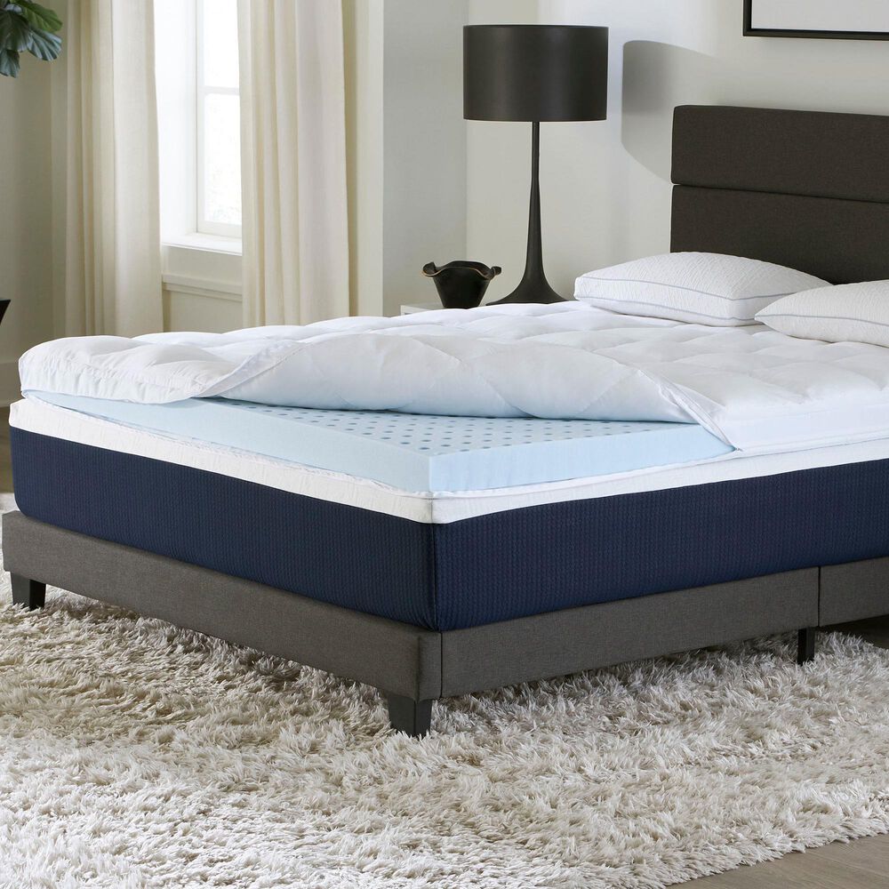 Carpenter Company 3" Foam and Fiber Twin XL Mattress Topper, , large