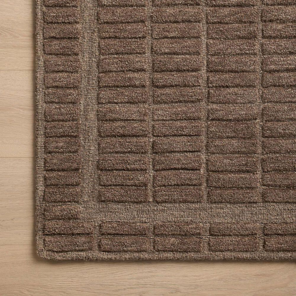 Chris Loves Julia x Loloi Bradley 5&#39; x 7&#39;6&quot; Cocoa Area Rug, , large