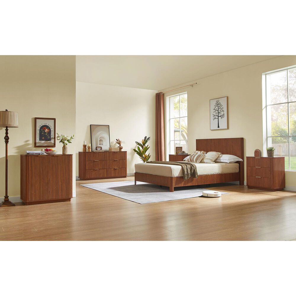 Hearth and Haven 6-Drawer Dresser in Walnut, , large