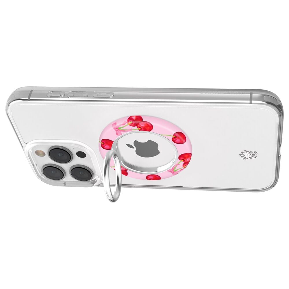 Velvet Caviar MagSafe Phone Grip Ring in Sweet Cherry, , large