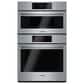 Bosch Benchmark 2-Piece Kitchen Package with Stainless Steel 6.2 Cu. Ft. Combination Oven and Black 30" Electric Cooktop, , large