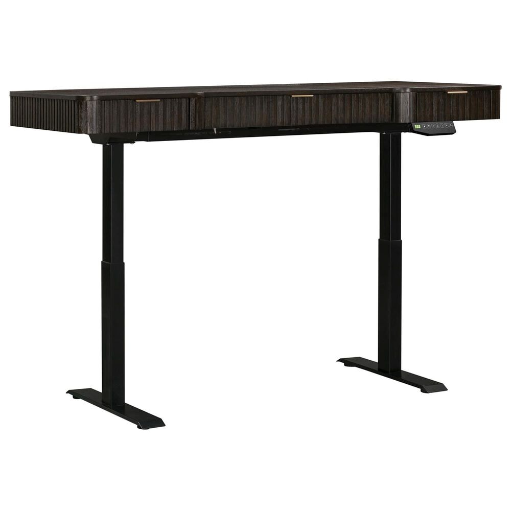 Riva Ridge Rylan 60" Adjustable Lift Desk in Dark Roast, , large