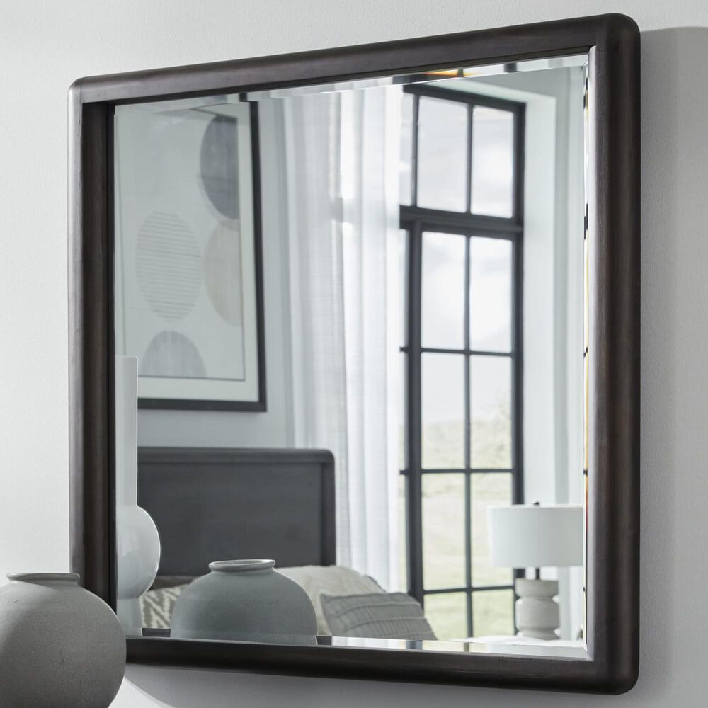 Urban Home Xolani Beveled Glass Mirror in Jaguar, , large