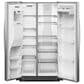 Whirlpool 28 Cu. Ft. Wide Side-by-Side Refrigerator in Fingerprint Resistant Stainless Steel, , large