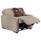 Catnapper Ada Power Lay Flat Recliner with Euro Headrest in Camel, , large