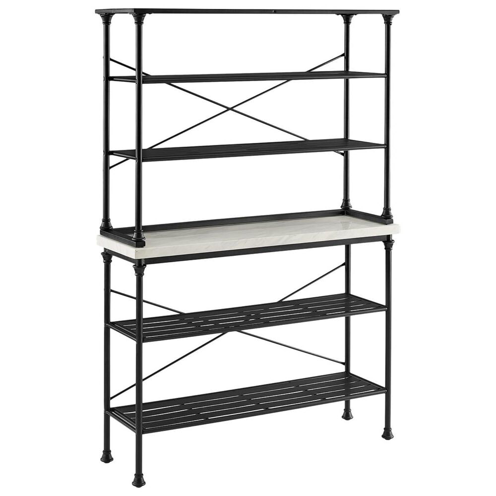 Crosley Furniture Madeleine 2-Piece Baker's Rack Set in Black, , large