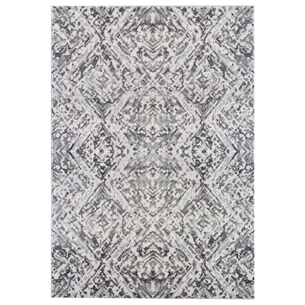 Art Carpet Abington Ikat 5" x 7" Gray Squirrel Area Rug, , large
