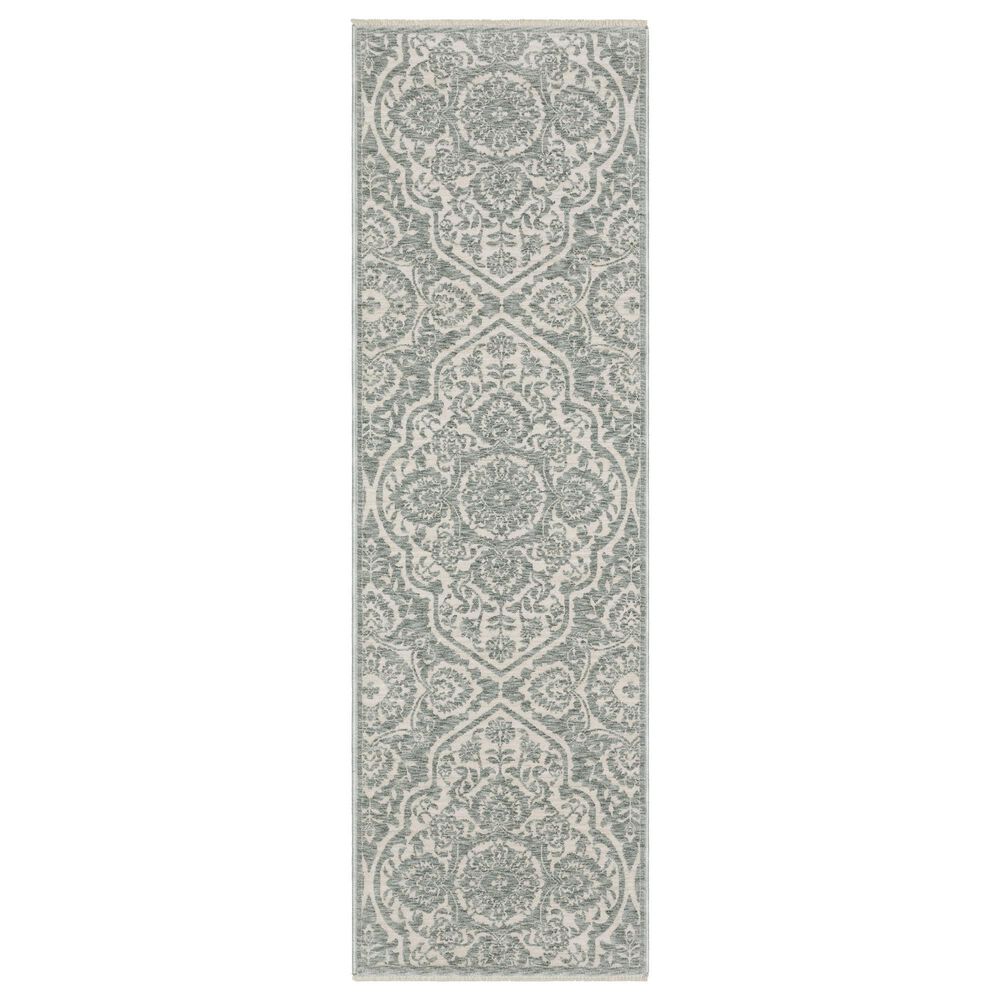 Oriental Weavers Echo Green and Ivory 2"3" x 7"6" Runner, , large