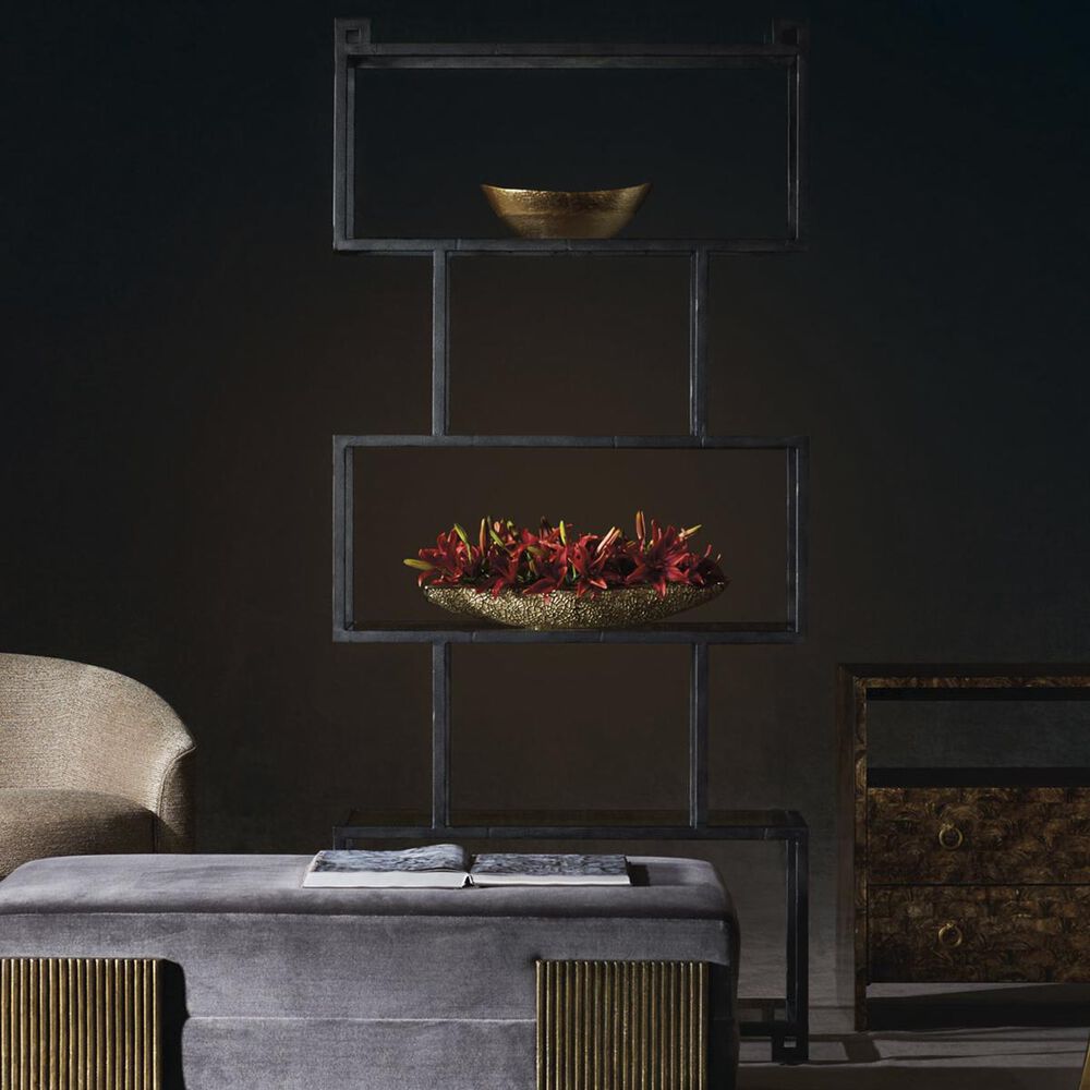 Bernhardt Fowler Etagere in Blackened Aged Iron, , large