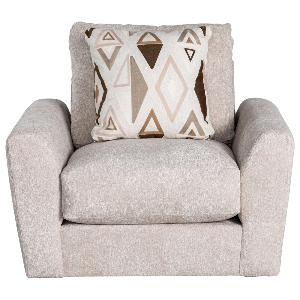 Michael Nicholas Designs Pinehurst Swivel Chair in Ward Platinum, , large
