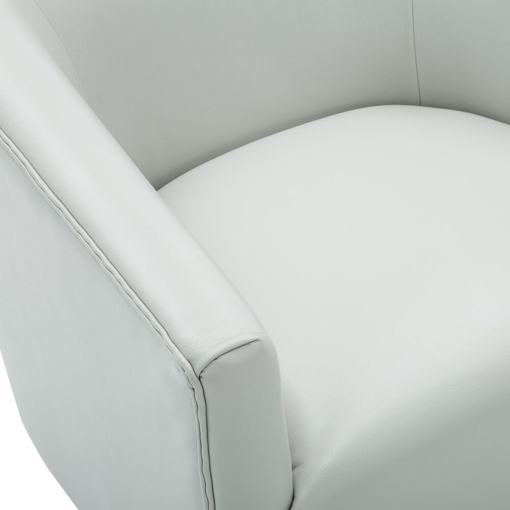 Hearth and Haven Garland Swivel Chair in Dove Grey, , large