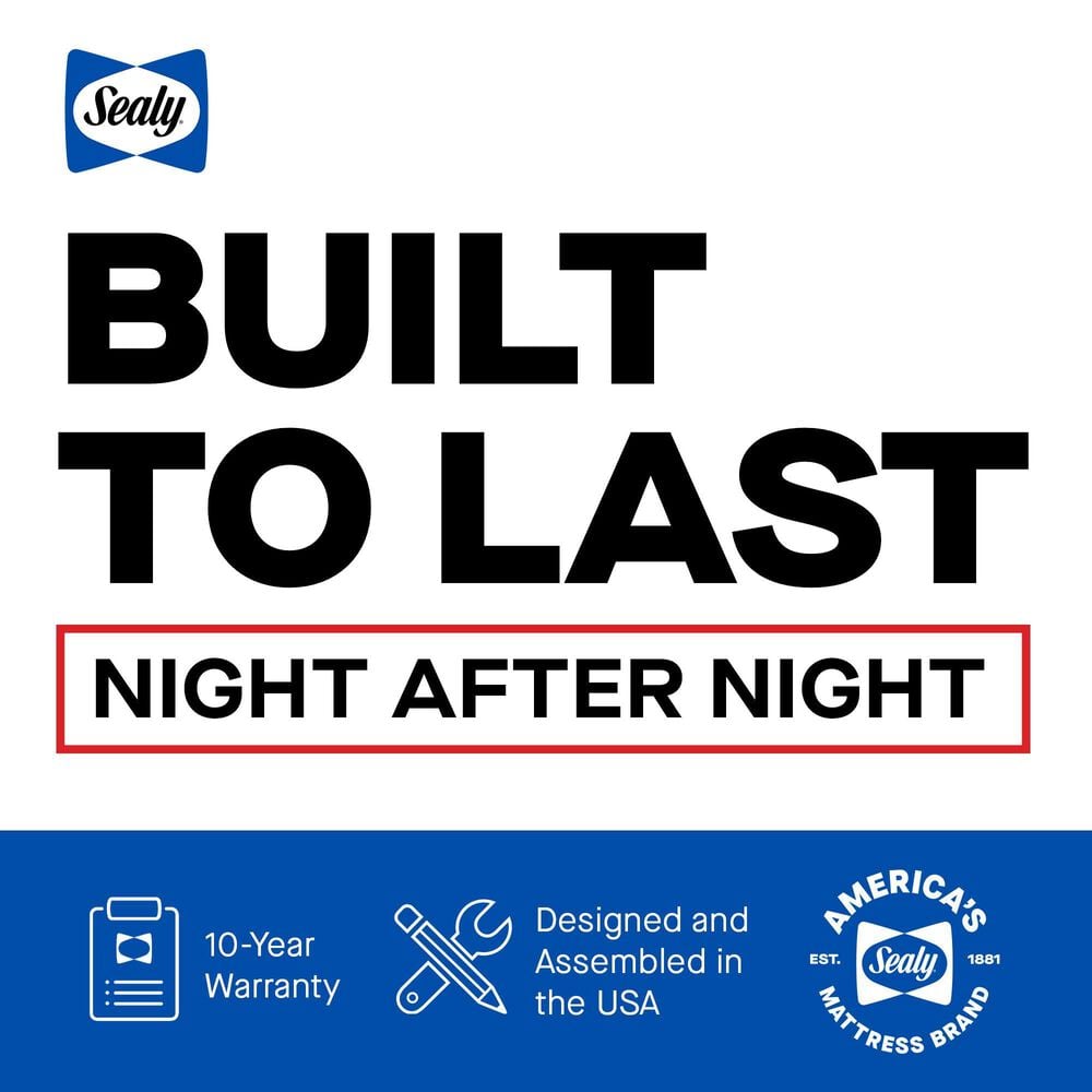 Sealy Posturepedic Elite Spring Brenham II Soft Euro Pillow Top Full Mattress, , large