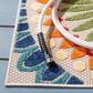 Safavieh Cabana CBN382M 2"2" x 7" Blue and Ivory Indoor/Outdoor Area Performance Rug, , large