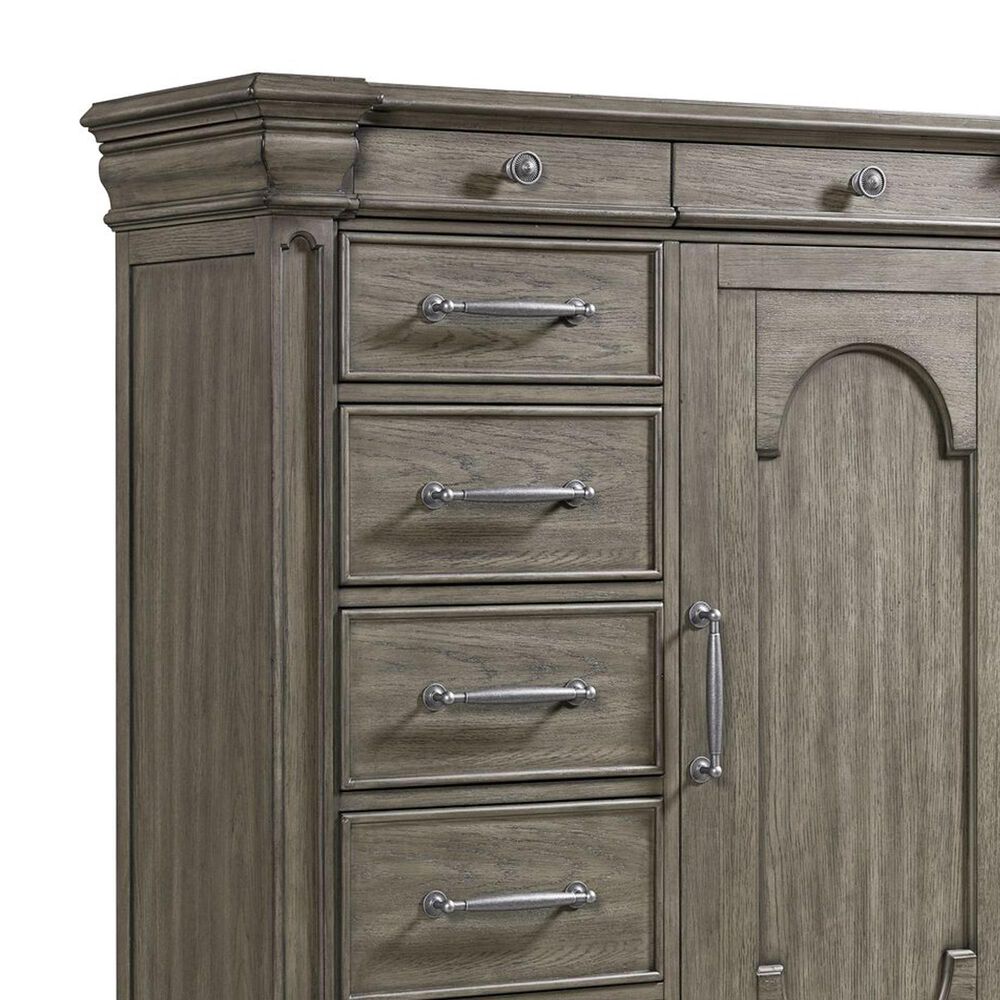Mayberry Hill Kings Court 7-Drawer Chest in Grey, , large