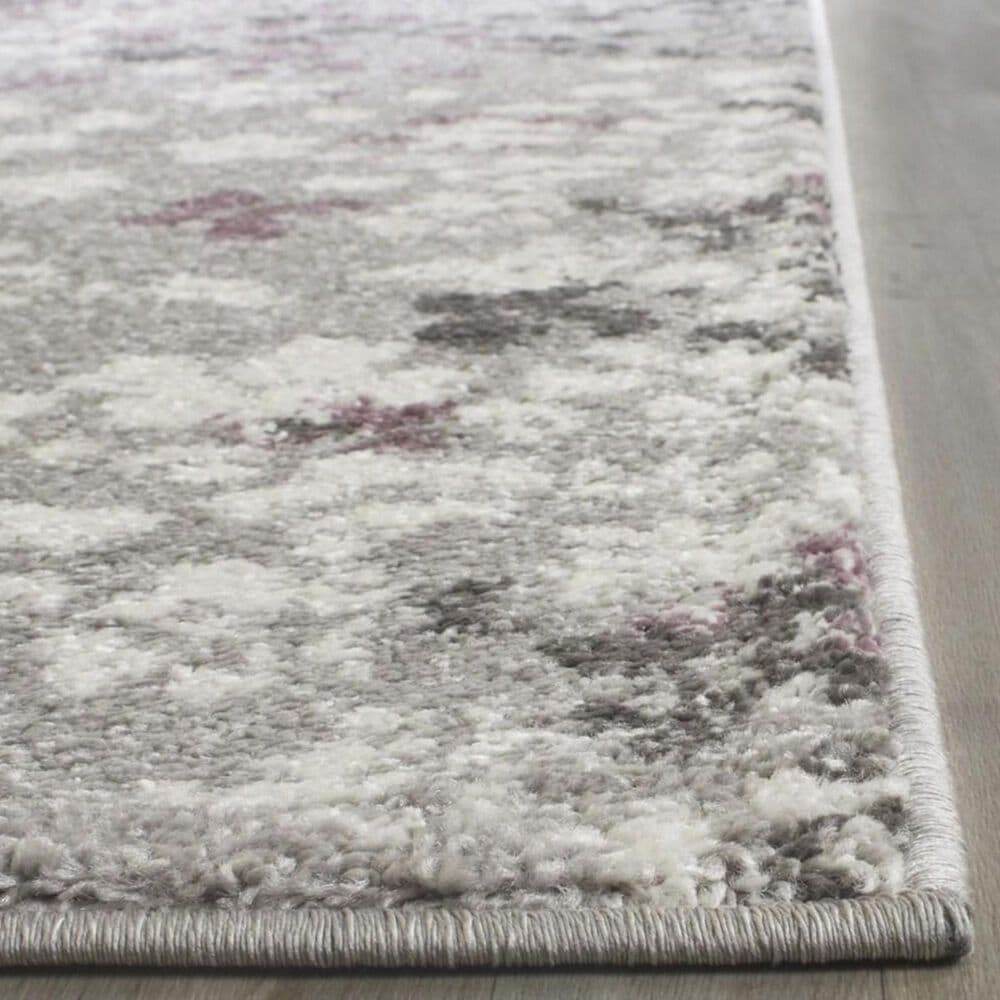 Safavieh Adirondack ADR115M 2&#39;6&quot; x 12&#39; Light Grey and Purple Runner, , large